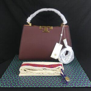 TORY BURCH ELEANOR PEBBLED SATCHEL